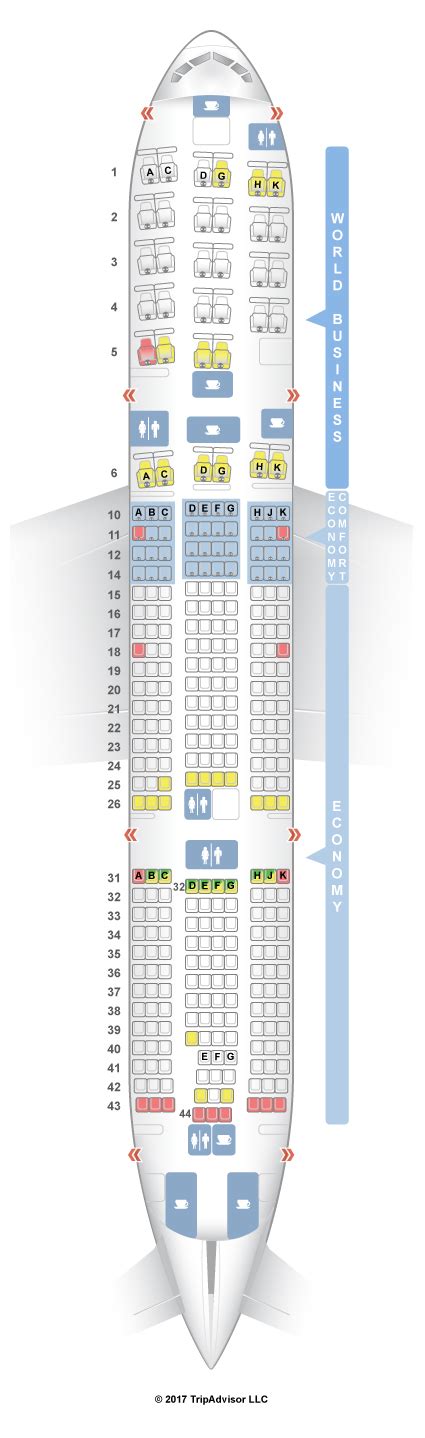 777-200 klm seat map